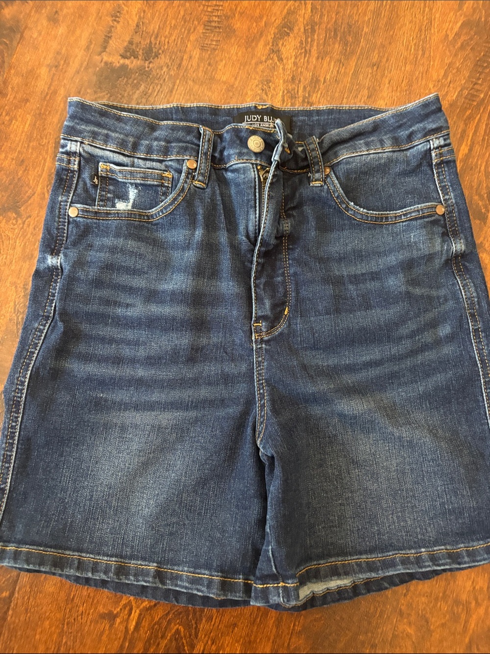 Judy Blue Mid Wash Denim Shorts